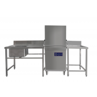 濼美匯/LMH-700/洗碗機(jī)//商用廚房揭蓋式洗碗機(jī)/630*710*1500//380V 15KW